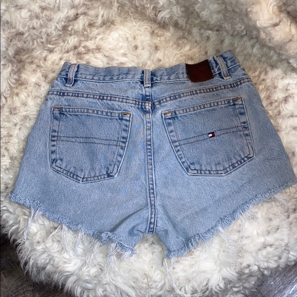 Vintage Tommy Hilfiger High-Waisted Jean Shorts
